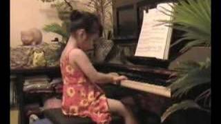 Valse Favorite Piano Mozart by a 5 Year Old Pianist [upl. by Aramen]