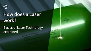 How does a Laser work Basics of Laser Technology explained [upl. by Lewendal]