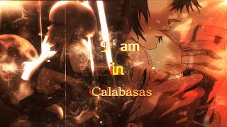 9 am in calabasas  Anime mix  AmvEdit [upl. by Aibonez911]