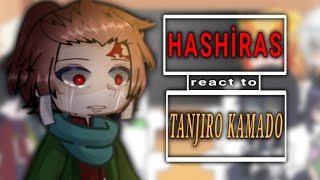 HASHIRAS react to Tanjiro Kamado  ALL PARTS 1 and 2  Angst  read desc [upl. by Eimile]