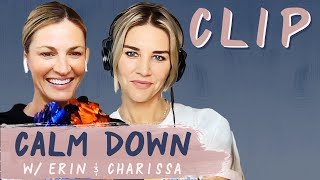 Erins first baseball game for ESPN  Calm Down Podcast [upl. by Kizzee]