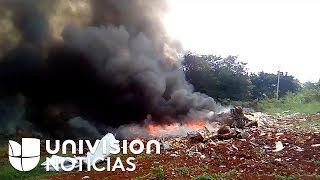 Video Los segundos después del trágico accidente de avión en Cuba [upl. by Agretha]