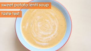 Easy amp Healthy Vegan Comfort Food Recipes  Sweet Potato Lentil Soup Taste Test [upl. by Eillas]