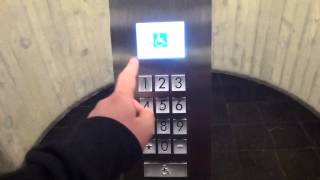 More Schindler Eurolift With Miconic 10 Destination Dispach Traction elevators  Södermalmsallén 36 [upl. by Hennessy]