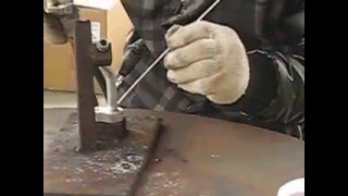 Aluminum tube brazing [upl. by Aivatal]