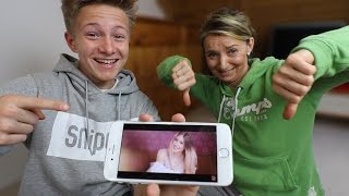 Meine MUTTER bewertet YouTuber SONGS 😍🤔 Echtso [upl. by Aliab839]