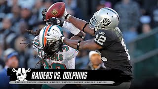 Raiders’ AllTime Memorable Highlights vs Miami Dolphins  NFL [upl. by Kanter343]