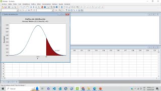 Explicación de la distribución normal utilizando Minitab [upl. by Winwaloe]