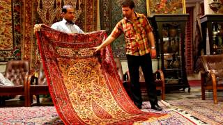 Persian Carpets in Isfahan  Tea Mage Goes to Iran [upl. by Marder]