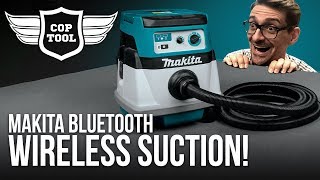 Makita AWS Bluetooth Cordless Vacuum XCV08Z Quick Look Hands On amp Overview [upl. by Tivad]