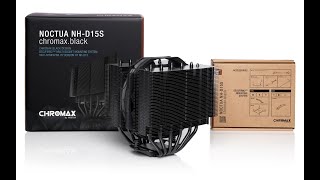 NOCTUA NHD15S CHROMAXBLACK 🎯 CPU Cooler Unboxing and Overview [upl. by Dixie220]