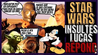 STAR WARS DISNEYBOB IGER USA GEORGE LUCAS RÉPOND AUX WOKE [upl. by Asabi]