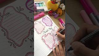 MIND MAPPING IDEA 💗✨ togetherwcreativeness mindmapping notesmaking creativeborders shorts [upl. by Akeyla720]