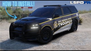 HOW TO INSTALL 2023 State Trooper SRT Durango Hellcat  LSPDFR MOD FOR GTA V [upl. by Notnilk]