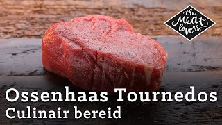 Ossenhaas Tournedos met Rode Port Saus  Jonathan Zandbergen  The Meatlovers [upl. by Lianne583]