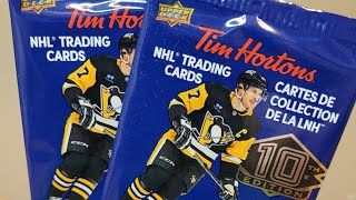 Who will be Canadas goalie Opening Tim Hortons 10th edition NHL Hockey Cards shortsvideo hockey [upl. by Lokcin]