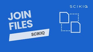 Join files  SCIKIQ Data Platform  Data Management  Data analytics  Data Integration  Prepration [upl. by Nob]