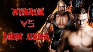 WWE 13  Ryback Vs John Cena [upl. by Airamas]