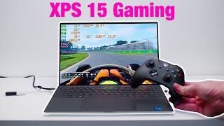 XPS 15 9510 Gaming Review RTX 3050 Ti  Thermals Fan Noise Power Output [upl. by Noiztneb]