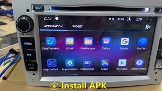 AWESAFE How to update and install IGO maps in Android Autoradio 2 DIN [upl. by Yrffoeg]