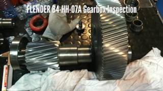 FLENDER B4 HH 07A Gearbox Inspection [upl. by Dolhenty827]