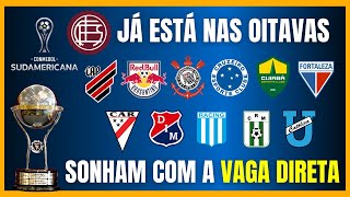 SULAMERICANA  SITUAÃ‡ÃƒO DOS TIMES BRASILEIROS  CONFRONTOS DE MOMENTO DOS PLAYOFFS [upl. by Danas218]