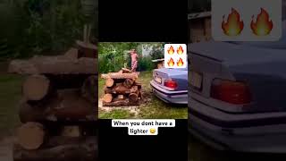 When you dont have a lighter cars trendingshorts funnyvideos [upl. by Aidyn]