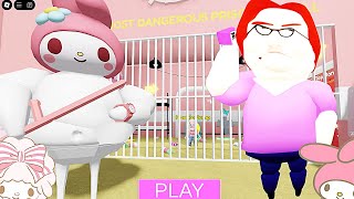 😳 MY MELODYS BARRYS PRISON RUN OBBY FULL WAIKTHROUGH GAMEPLAY ROBLOX [upl. by Arrat]