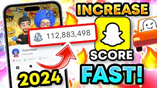 INCREASE SNAPSCORE FAST 2024 112000000 BOOST Snap Score Snapchat Score HACK iOSiPhoneAndroid [upl. by Cora183]