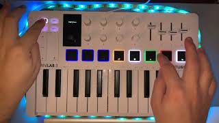 Blinding Lights  Cover  Live Looping Arturia MiniLab 3 [upl. by Tzong29]