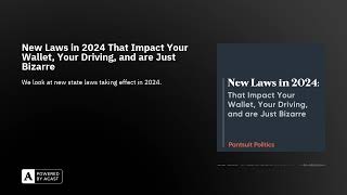 New Laws in 2024 That Impact Your Wallet Your Driving and are Just Bizarre [upl. by Hachmin]