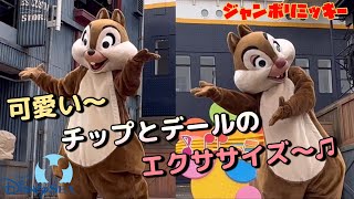 【ジャンボリミッキー！】可愛い～チップとデールのエクササイズ～♫ 東京ディズニーシー [upl. by Idas]