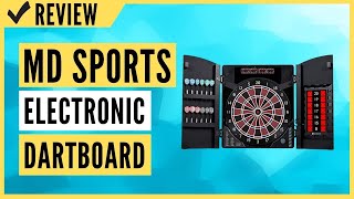 MD Sports Electronic Dartboard with Cabinet and Accessories Review [upl. by Rosdniw]