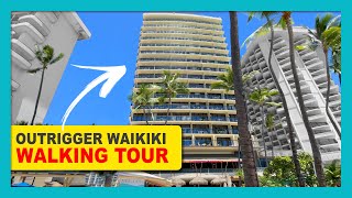 Outrigger Waikiki Beach Resort Walking Tour [upl. by Schreiber288]