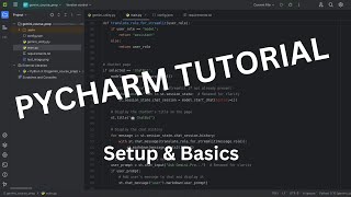 Pycharm Tutorial 1  Setup amp Basics [upl. by Carlynne815]