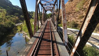 Niles Canyon Railway Cab Ride  October 2023 [upl. by Ennavoj891]