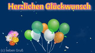 Herzlichen Glückwunsch zum Geburtstag 💐Geburtstagswünsche 🎂 Geburtstagsgrüße [upl. by Aenahs]