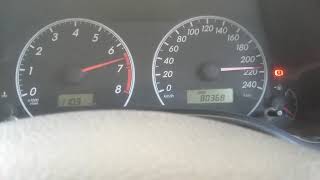 Toyota corolla gli 2012 top speed 220 kmh airport road quetta [upl. by Yakcm]