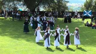 Scottish folk dance Nothingham Lace [upl. by Anoirtac]