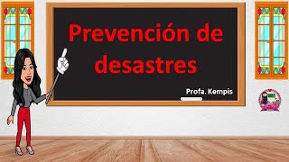 Prevención de desastres [upl. by Ignazio]