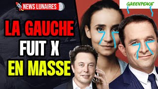 LA GAUCHE RAGE ET FUIT X A CAUSE DE LA LIBERTE DEXPRESSION SALOME SAQUE BENOIT HAMON GREENPEACE [upl. by Yuria]