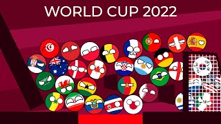 Countryballs Marble Race Beat the Keeper  FIFA World Cup 2022 [upl. by Atived]