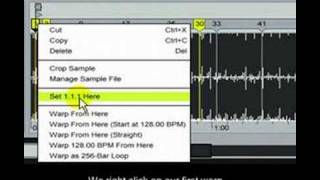 Warping en Ableton Live para DJ mix [upl. by Keverne392]