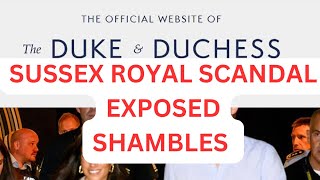 SUSSEX SCANDAL EXPOSED  WHAT IS REALLY GOING ONroyal meghanandharry meghanmarkle [upl. by Yevol]