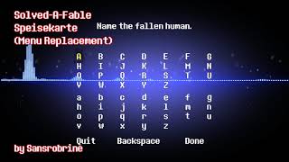 SolvedAFable  Speisekarte Menu Replacement [upl. by Yanal]