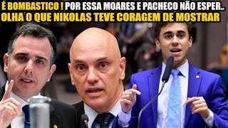 NIKOLAS FERREIRA SOLTA VIDEO B0MB4STICO NA C4RA DE PACHECO E ALEXANDRE DE MORAES [upl. by Slohcin390]