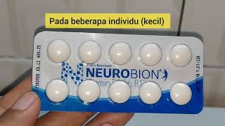 Neurobion Tablet Neurotropik  Vitamin B1 B6 B12  Neuritis Neuralgia [upl. by Nerej]