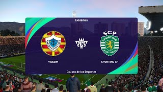 Varzim SC vs Sporting CP 16102022 Taça de Portugal PES 2021 [upl. by Oidgime302]