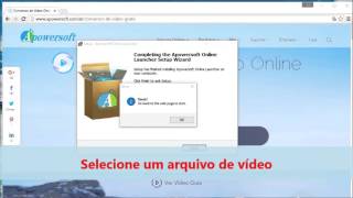 Como usar o Conversor de Vídeo Online Gratuito da Apowersoft [upl. by Eladroc]