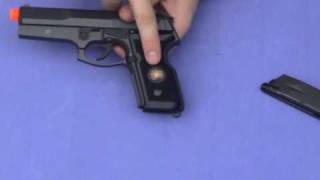 HFC HG160 Airsoft Gas Pistol Review [upl. by Notsehc]